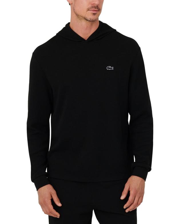 Lacoste Mens Thermal Sleep Waffle Hoodie Product Image