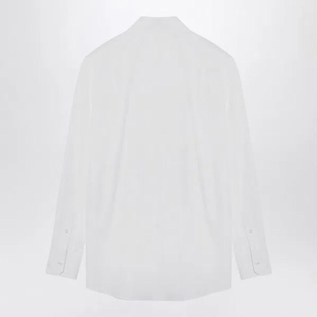 DOLCE & GABBANA Elegant White Cotton Shirt For Women Product Image