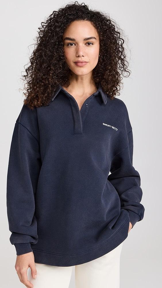 Sweaty Betty Powehouse Henley Sweatshirt | Shopbop Product Image