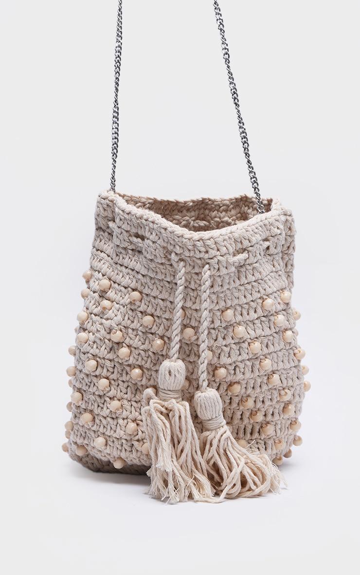  Natural Beaded Cross Body Bag Product Image