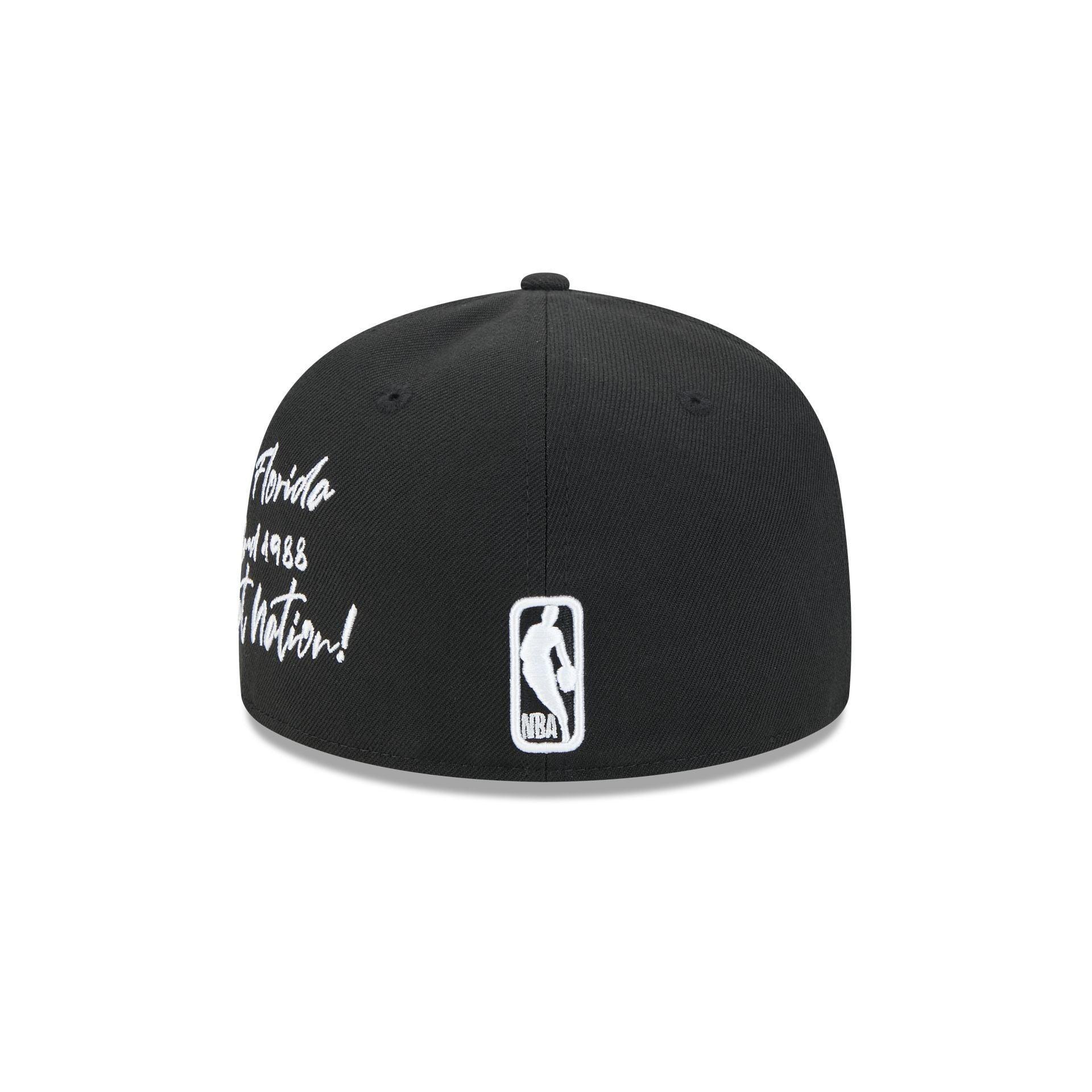 Miami Heat Team Verbiage 59FIFTY Fitted Hat Male Product Image