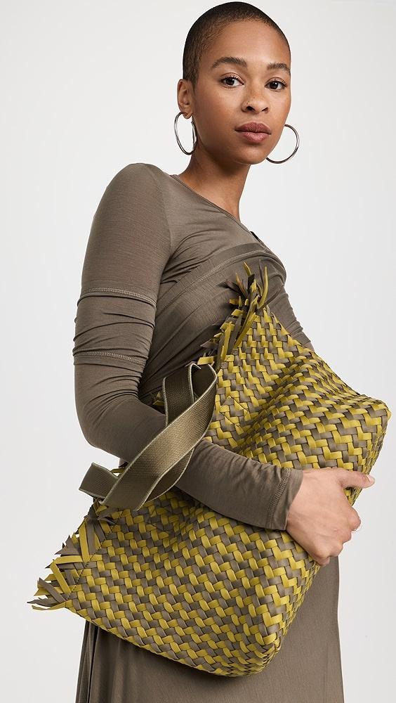 Naghedi Havana Medium Tote Basketweave | Shopbop Product Image