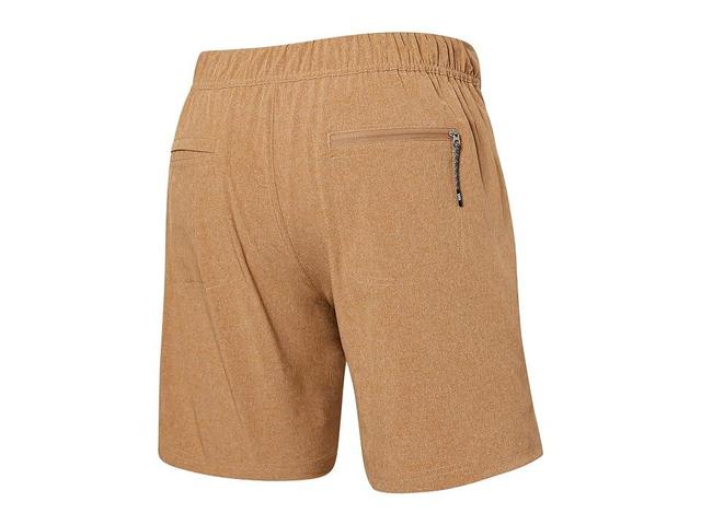 SAXX UNDERWEAR Sport 2 Life 2-N-1 7 Shorts (Toasted Coconut Heather) Men's Shorts Product Image