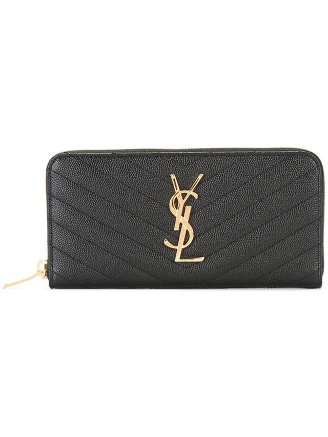 Monogram Zip-around Wallet In Black Product Image