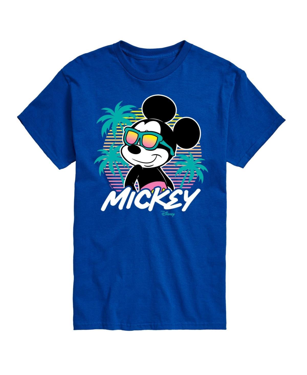 Disneys Mickey Mouse Big & Tall Sunset Graphic Tee, Mens Product Image