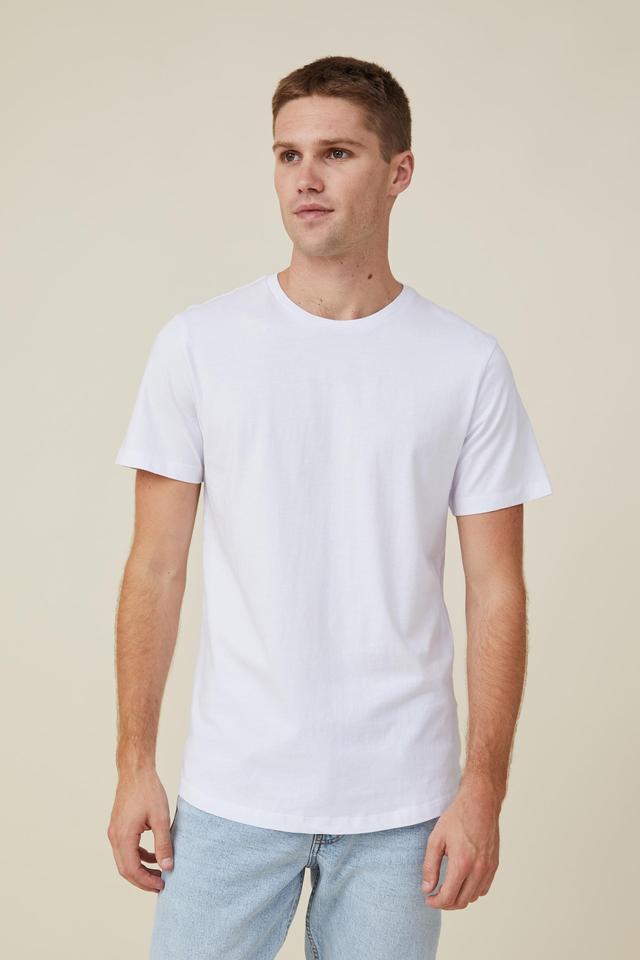 Cotton On Men - Organic Longline T-Shirt - Black Product Image