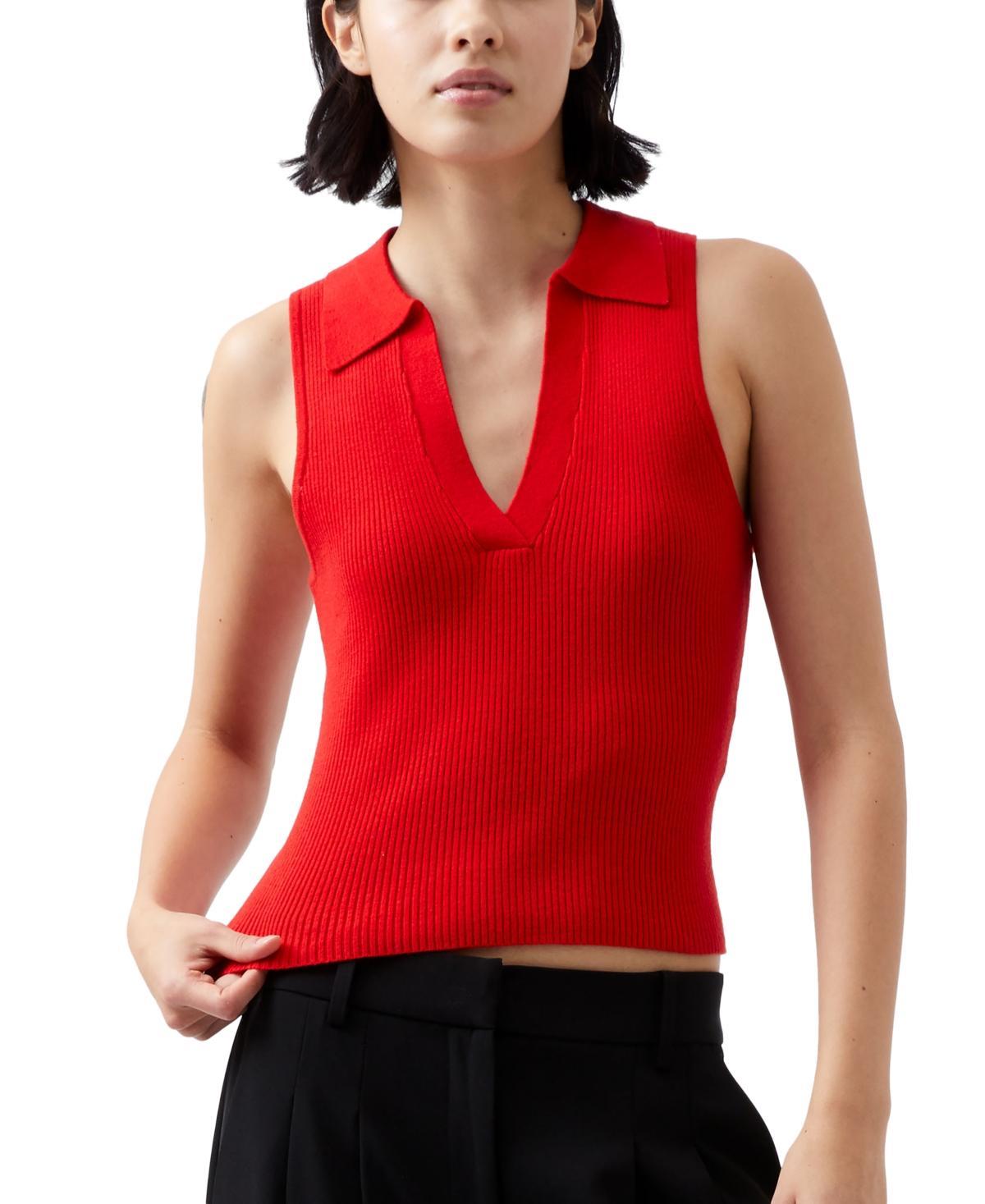 French Connection Womens Cosysoft V-Neck Sleeveless Jumper Product Image