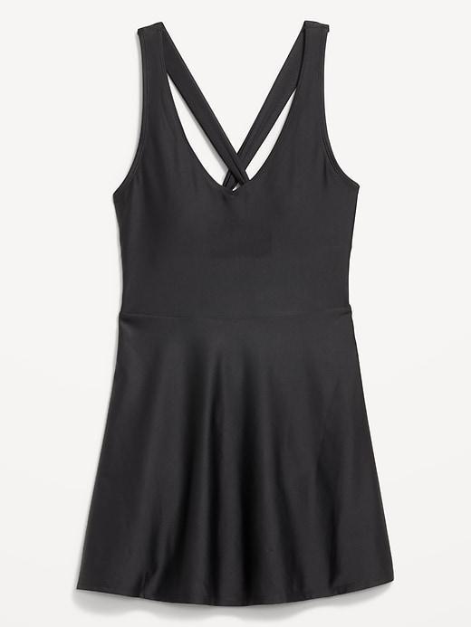 V-Neck Swim Dress Product Image