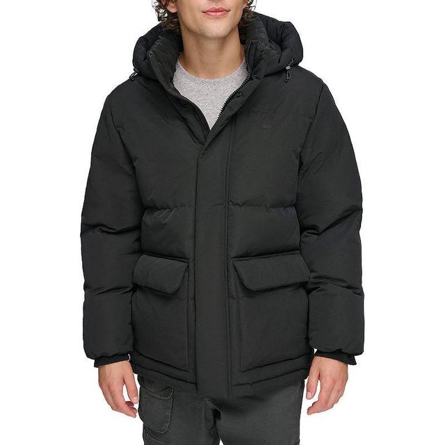 Levi's(r) Arctic Cloth Midlength Hooded Parka Men's Jacket Product Image