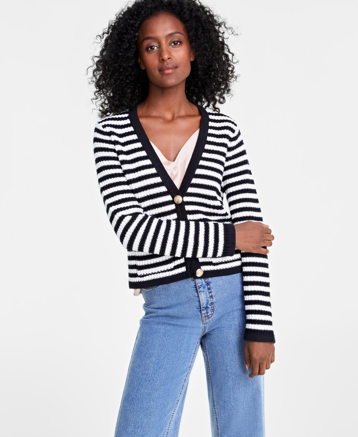 On 34th Womens V-Neck Patch-Pocket Cardigan, Created for Macys Product Image