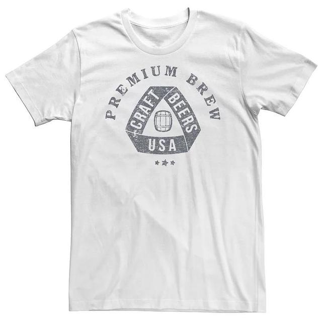 Big & Tall Trendy Premium Craft Beer Tee, Mens Product Image