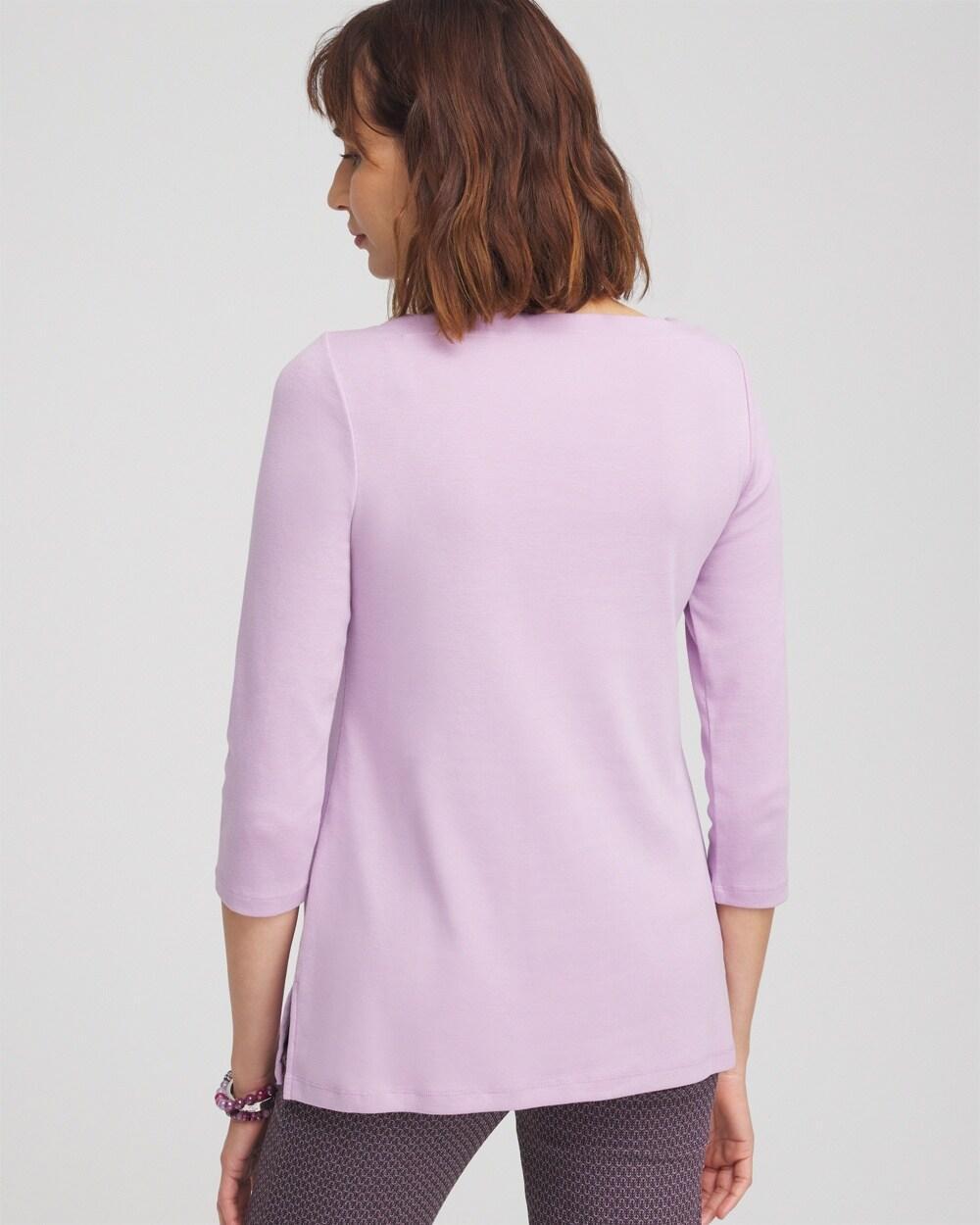 Pima Cotton Square-Neck Tunic Product Image