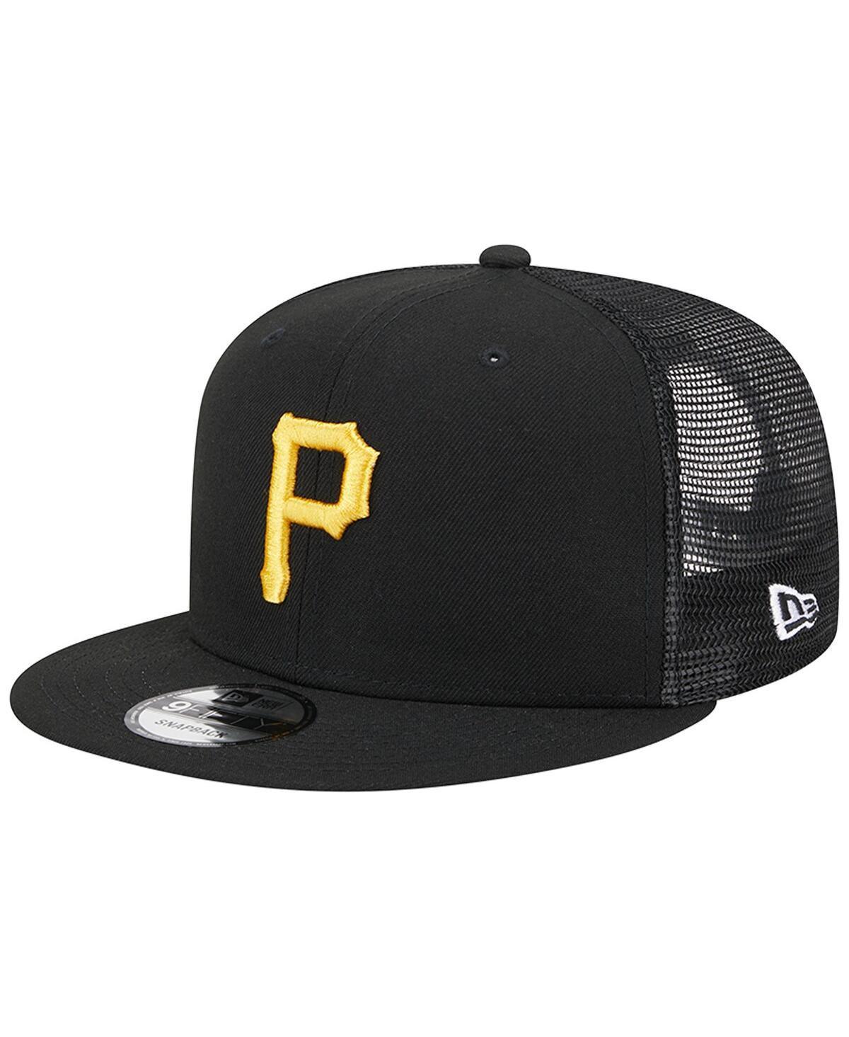 Mens New Era Pittsburgh Pirates Team Color Trucker 9FIFTY Snapback Hat Product Image