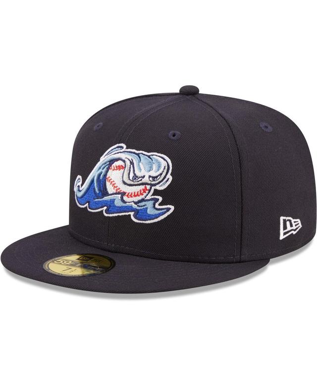 Men's New Era Navy West Michigan Whitecaps Authentic Collection 59FIFTY Fitted Hat Product Image