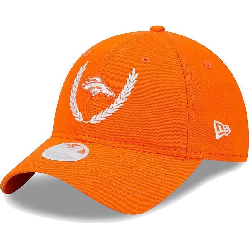 Womens New Era Denver Broncos Leaves 9TWENTY Adjustable Hat Product Image