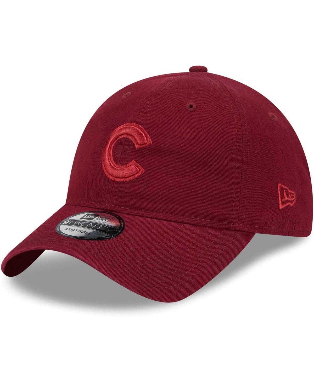 Mens New Era Cardinal Chicago Cubs Color Pack 9TWENTY Adjustable Hat Product Image