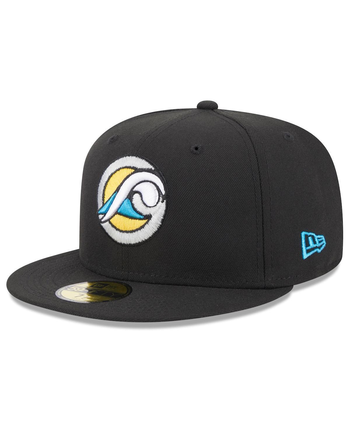 Mens New Era Black West Michigan Whitecaps Authentic Collection Alternate Logo 59FIFTY Fitted Hat Product Image