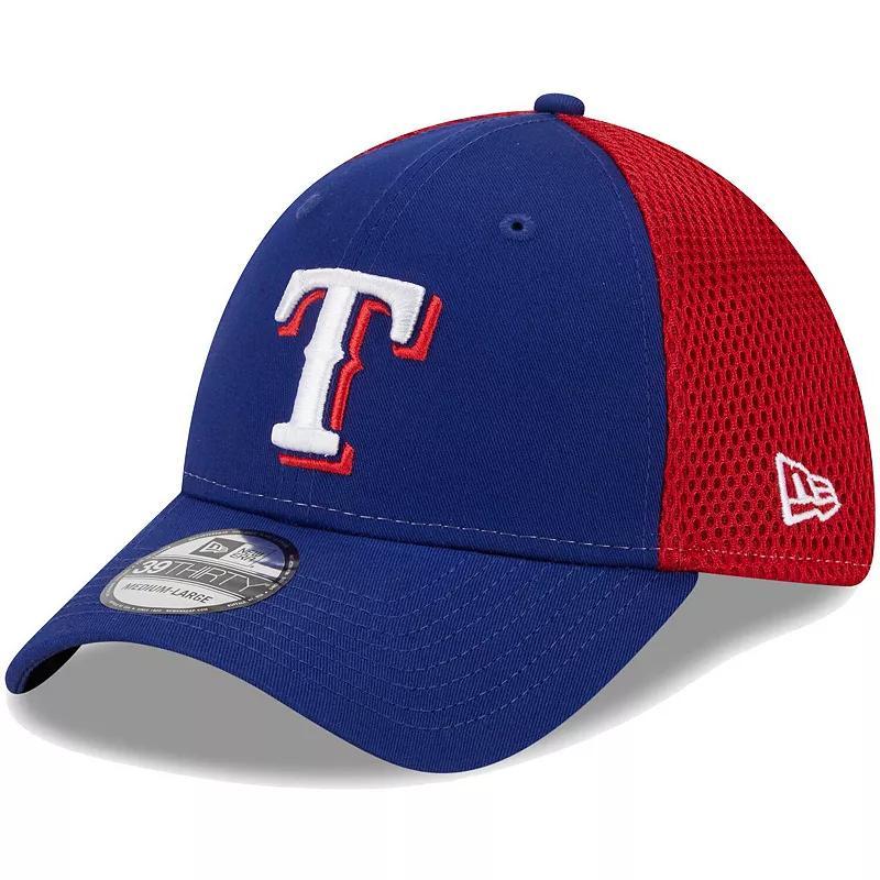 Mens New Era Royal Texas Rangers Team Neo 39THIRTY Flex Hat Product Image