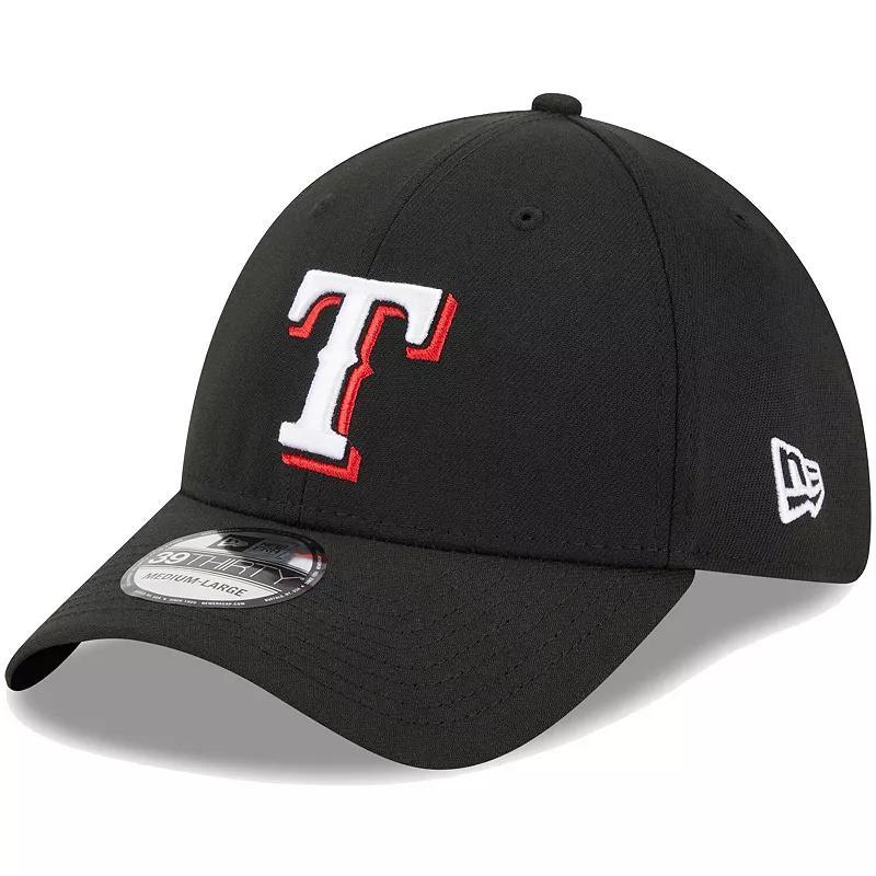 Mens New Era Texas Rangers Logo 39THIRTY Flex Hat Product Image