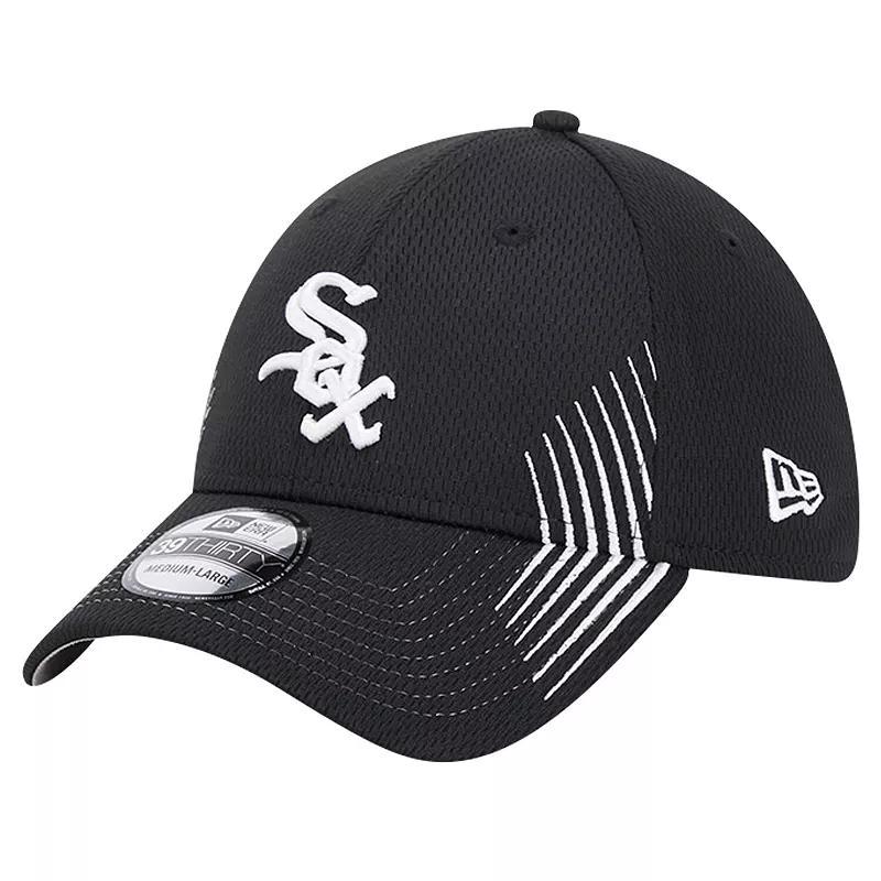 Mens New Era Chicago White Sox Active Dash Mark 39THIRTY Flex Hat Product Image