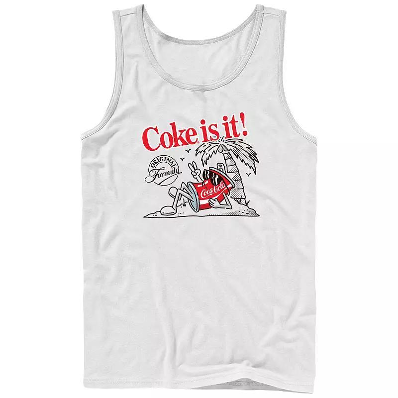 Mens Coca-Cola Coke Is It Original Formula Graphic Tank Top Product Image