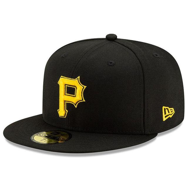 Mens New Era Pittsburgh Pirates Alternate 2 Authentic Collection On-Field 59FIFTY Fitted Hat Product Image