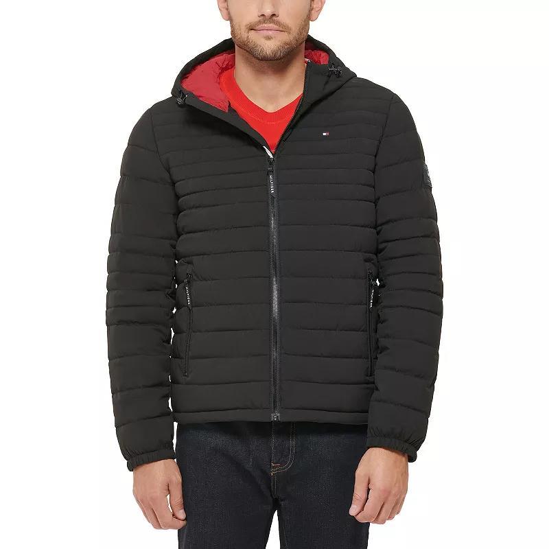 Mens Tommy Hilfiger Hooded Puffer Jacket Product Image