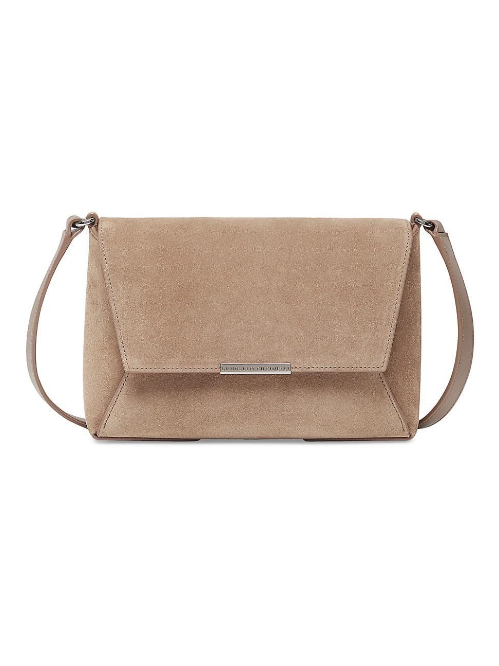 Womens Sueded Calfskin Envelope Bag with Monili Product Image