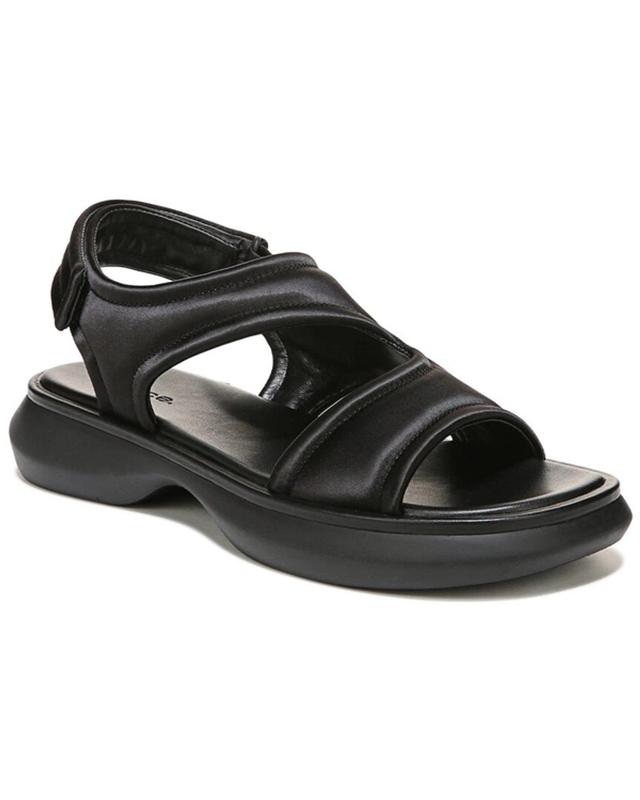 Fresca Satin Strappy Sandal In Black Product Image