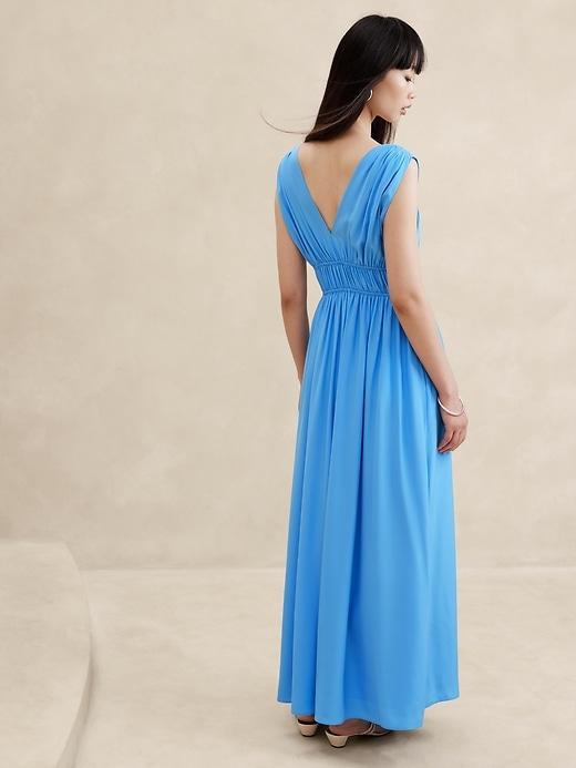 Cascade Silk Maxi Dress Product Image