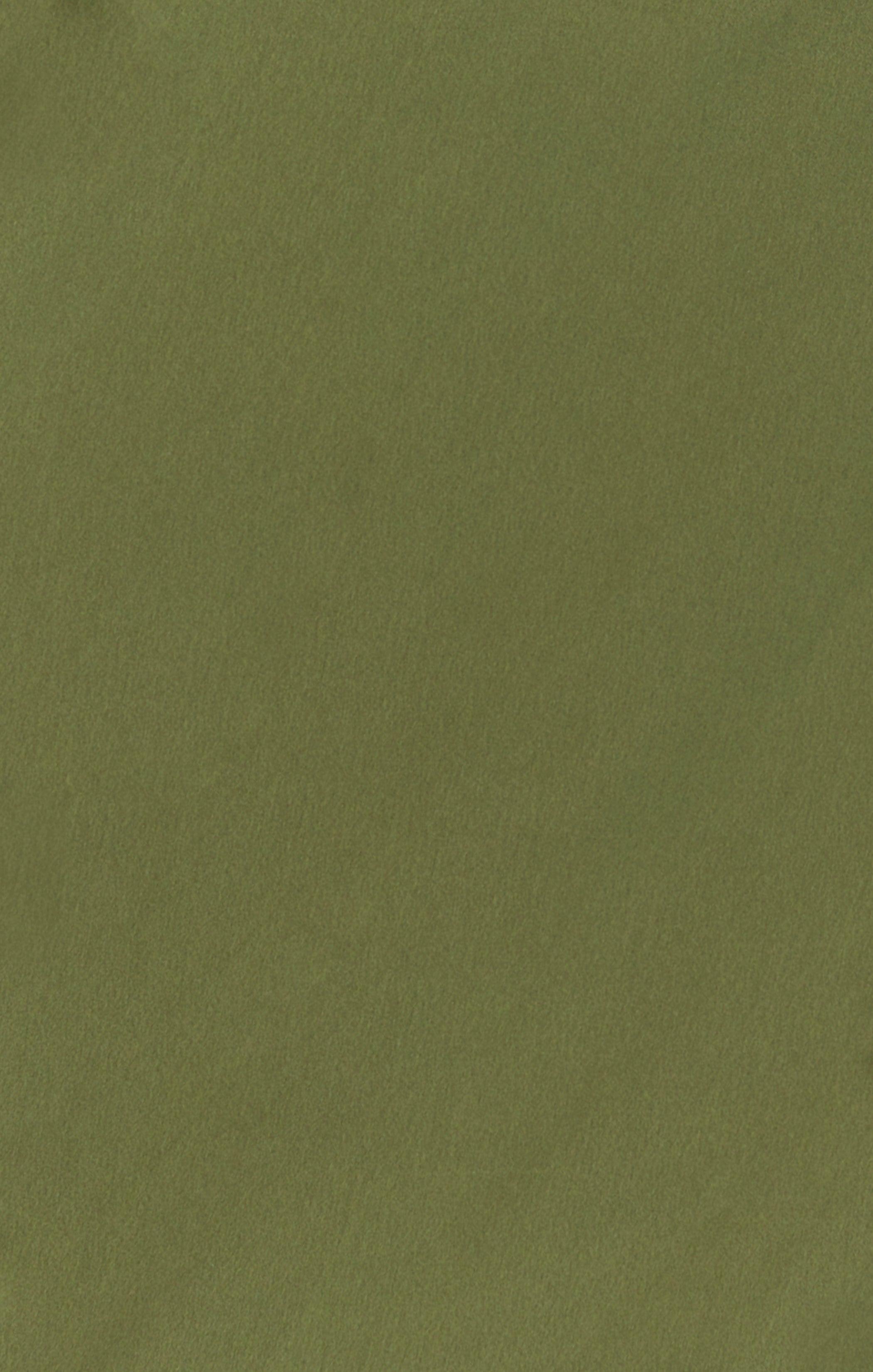 Bridesmaid Fabric Swatch ~ Rich Olive Luxe Satin Product Image