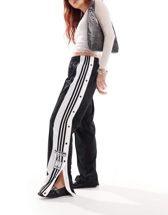 adidas Originals adicolor adibreak side logo track pants in black Product Image