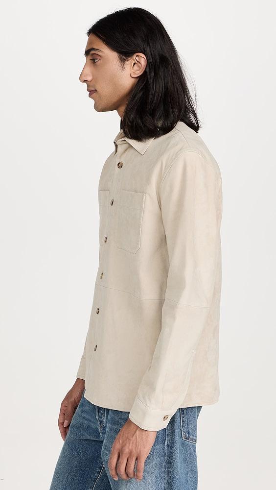 Club Monaco Suede Shirt Jacket | Shopbop Product Image