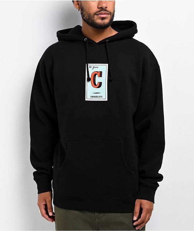 Chocolate Loteria C Black Hoodie Product Image