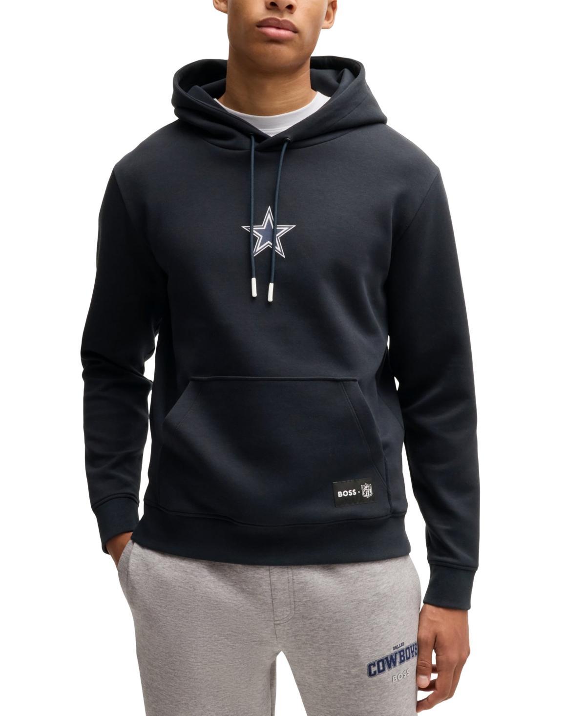 HUGO BOSS Boss X Nfl Interlock Hoodie With Special Branding In Giants Product Image