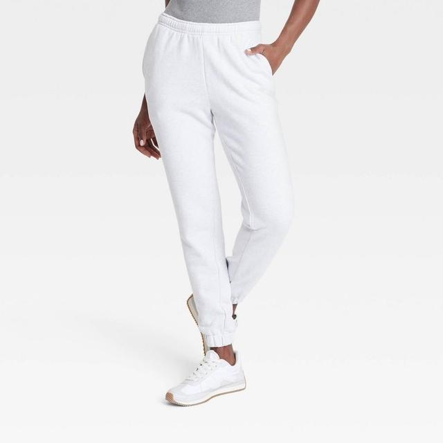 Womens High-Rise Essential Joggers - Universal Thread White XS Product Image