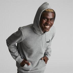 PUMA Essentials Small Logo Men's Hoodie in Medium Grey Heather Product Image