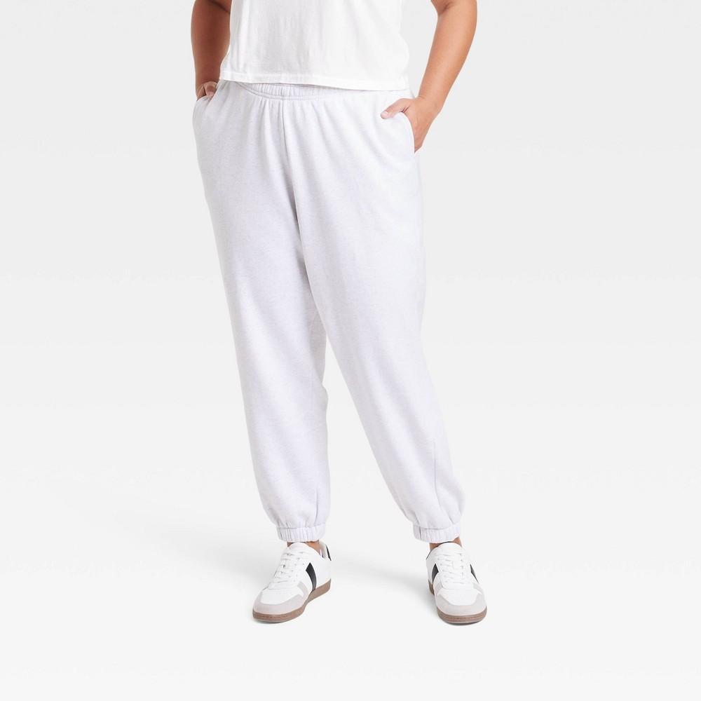 Womens High-Rise Essential Joggers - Universal Thread White XXL Product Image