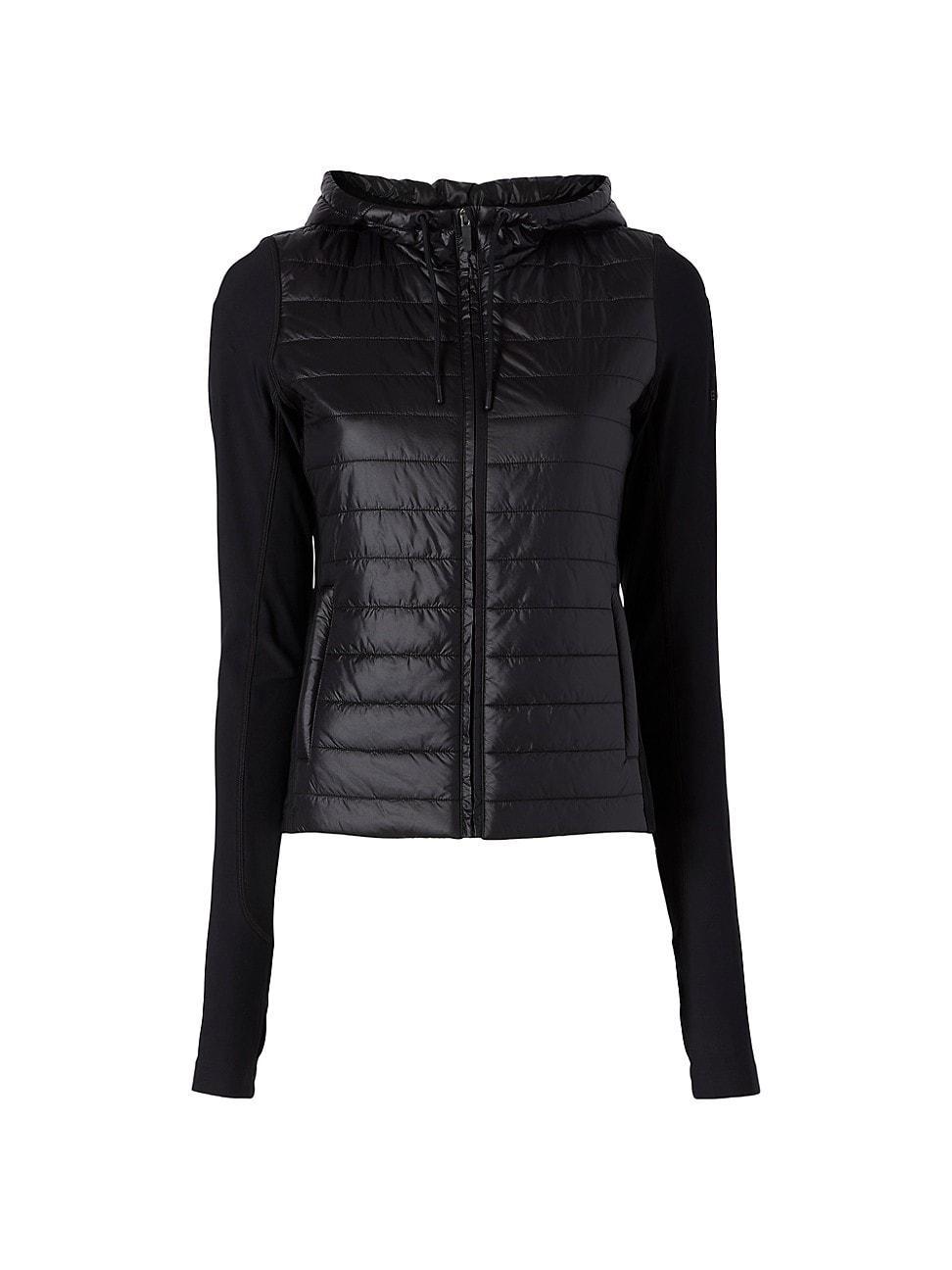 Womens Pro Fleece Mix Puffer Zip Jacket Product Image