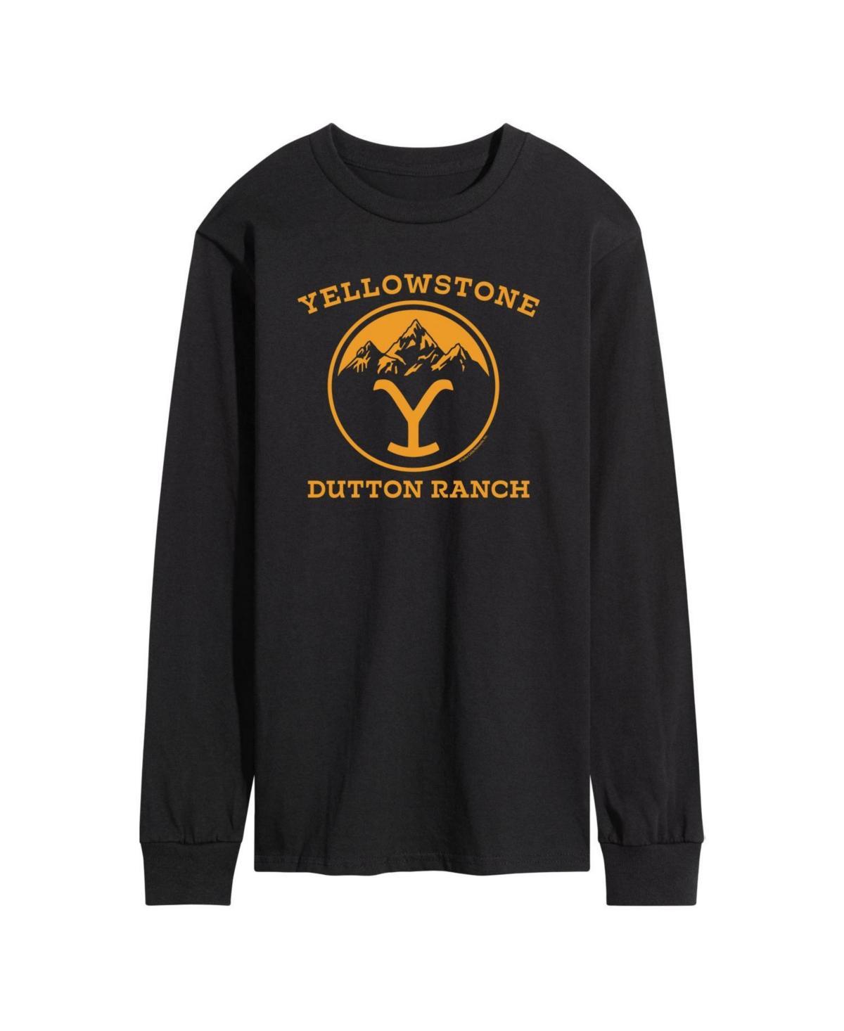 Mens Yellowstone Y Mountains Long Sleeve T-shirt Product Image