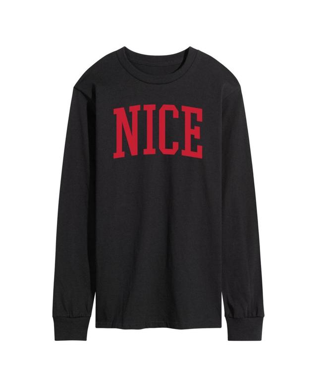 Airwaves Mens Nice Long Sleeve T-shirt Product Image