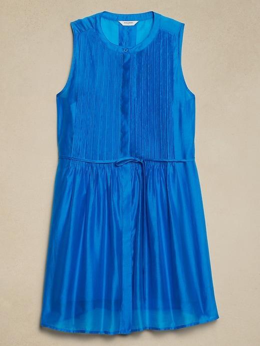 Pleated Organza Mini Dress Product Image