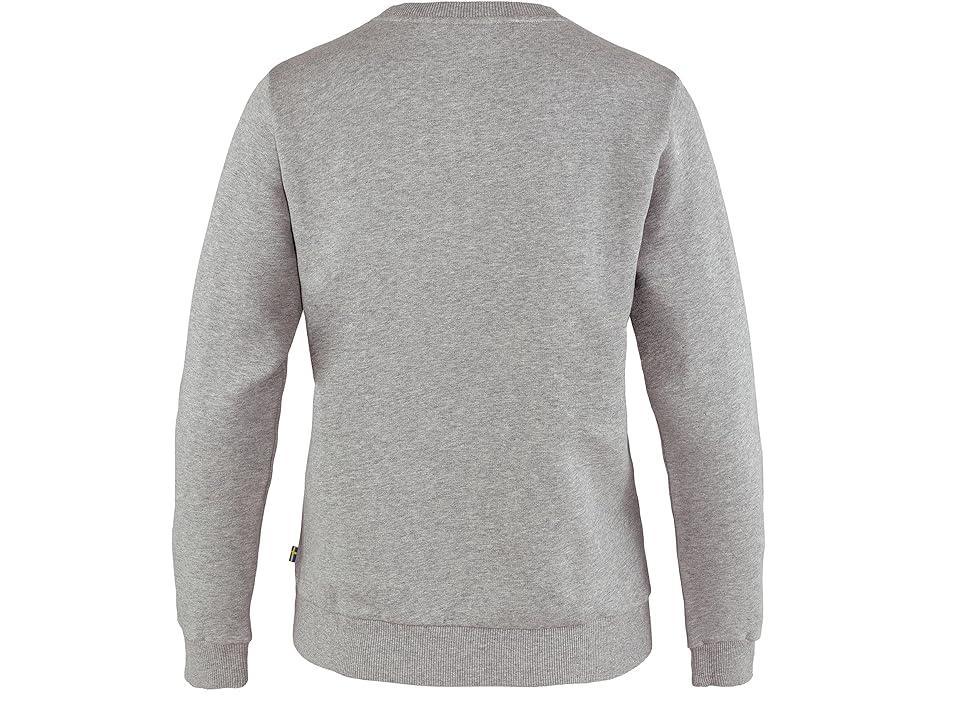 Fjallraven Fjallraven Logo Sweater (Grey/Melange) Women's Clothing Product Image