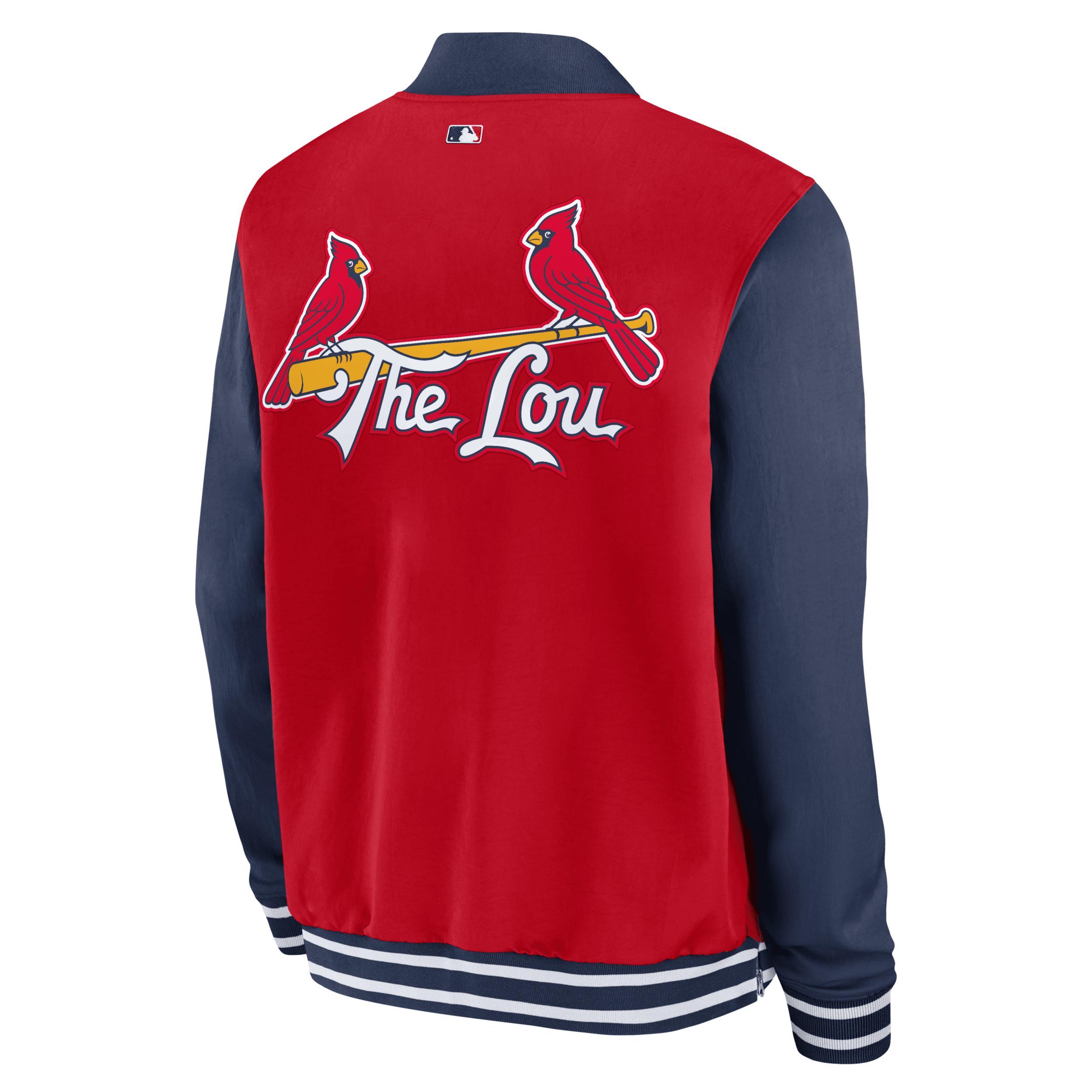 Nike Mens Red St. Louis Cardinals 2024 City Connect Authentic Collection Game Time Full-Zip Jacket Product Image