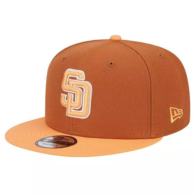 Mens New Era San Diego Padres Spring Color Two-Tone 9FIFTY Snapback Hat Product Image