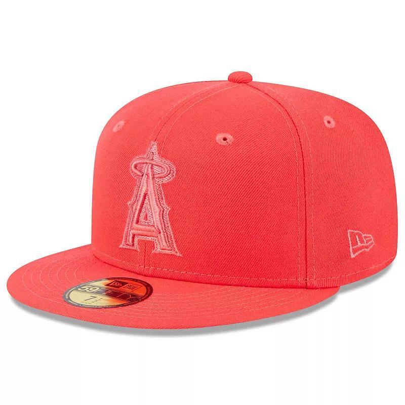 Mens New Era Red Los Angeles Angels 2023 Spring Color Basic 59FIFTY Fitted Hat Product Image