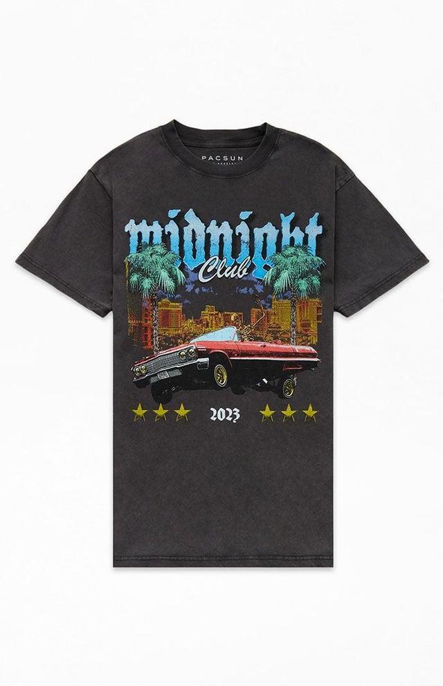 Mens Midnight Club Oversized T-Shirt Product Image