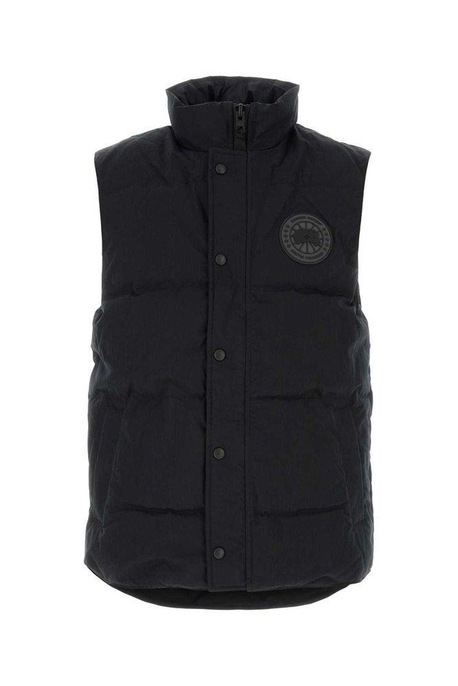 CANADA GOOSE Sleeveless Down Jacket In Black Product Image