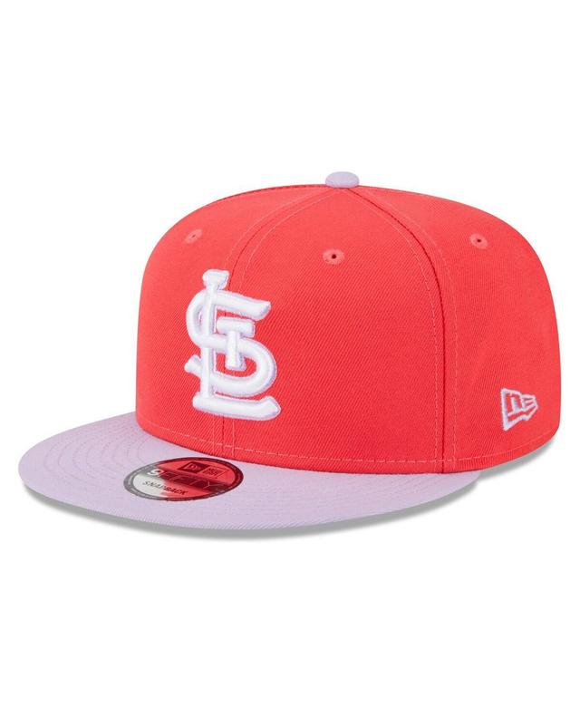 Mens New Era /Purple St. Louis Cardinals Spring Basic Two-Tone 9FIFTY Snapback Hat Product Image