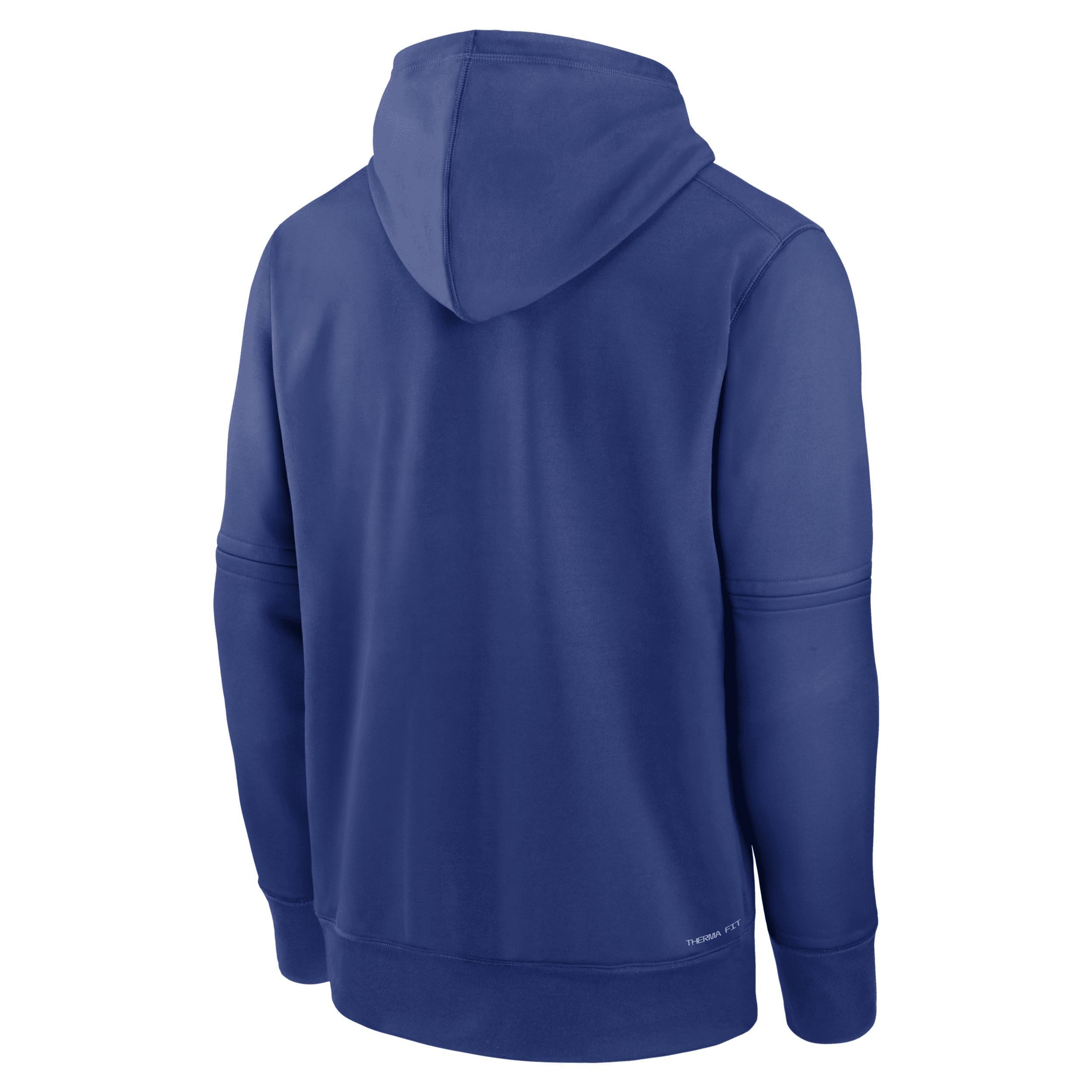 NIKE Men's Seattle Mariners City Connect Practice  Therma Mlb Pullover Hoodie In Blue Product Image